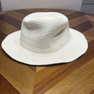 Shade & Shore Cream Wide-Brim Hat